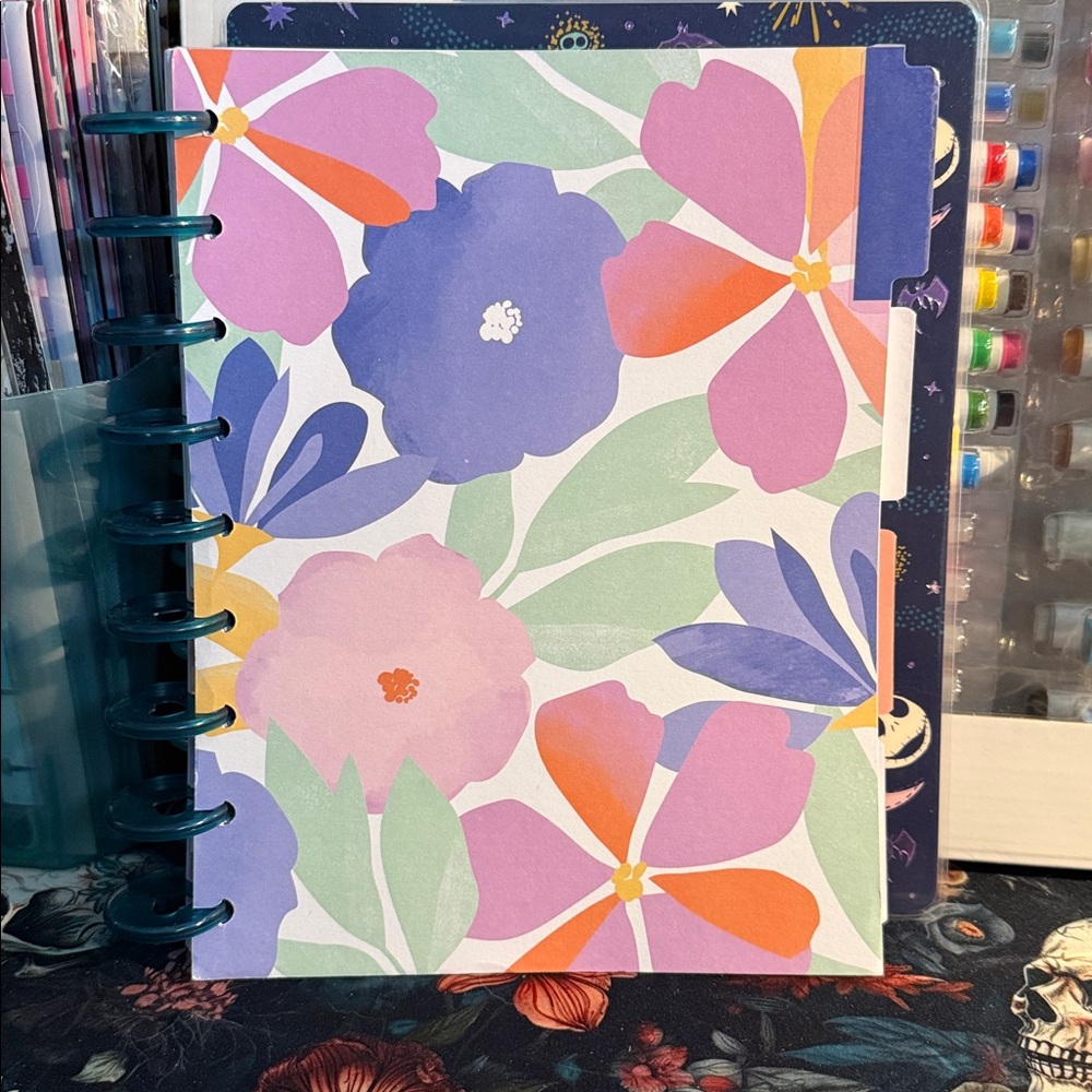 Happy Planner Classic tab dividers, discs & guided journal - see pics